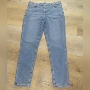 American Eagle Outfitters Light Blue Skinny Jeans Super High-Rise Jegging Sz 18